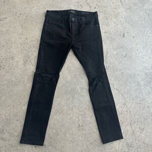 PacSun Men's Dark Black Skinny Jeans